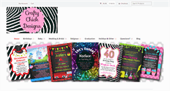 Desktop Screenshot of craftychick-designs.com